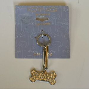 Icing Pet Shop Silver Rhinestone Pet Charm
